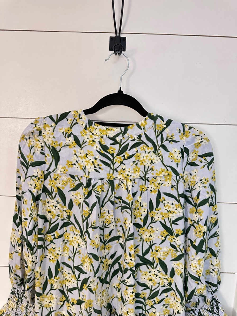 TUCKERNUCK POMANDER PLACE M Palmetto Garden kenzo smocked wrist midi dress boho - Picture 11 of 15